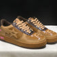 A Bathing Ape Bape Sta KidSuper Brown Shoes Sneakers - nk0005519 image 5