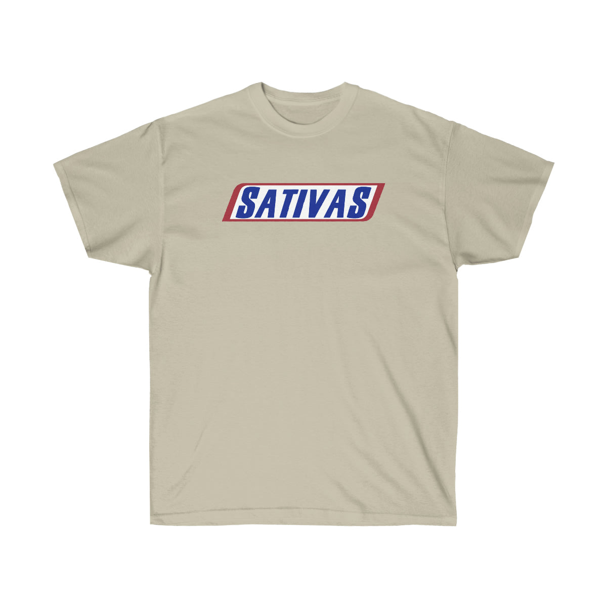 Sativas Color Men T-Shirt - Sand, XL image