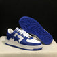 A Bathing Ape Bape Sta #5 Blue Shoes Sneakers - nk0005518 image 6