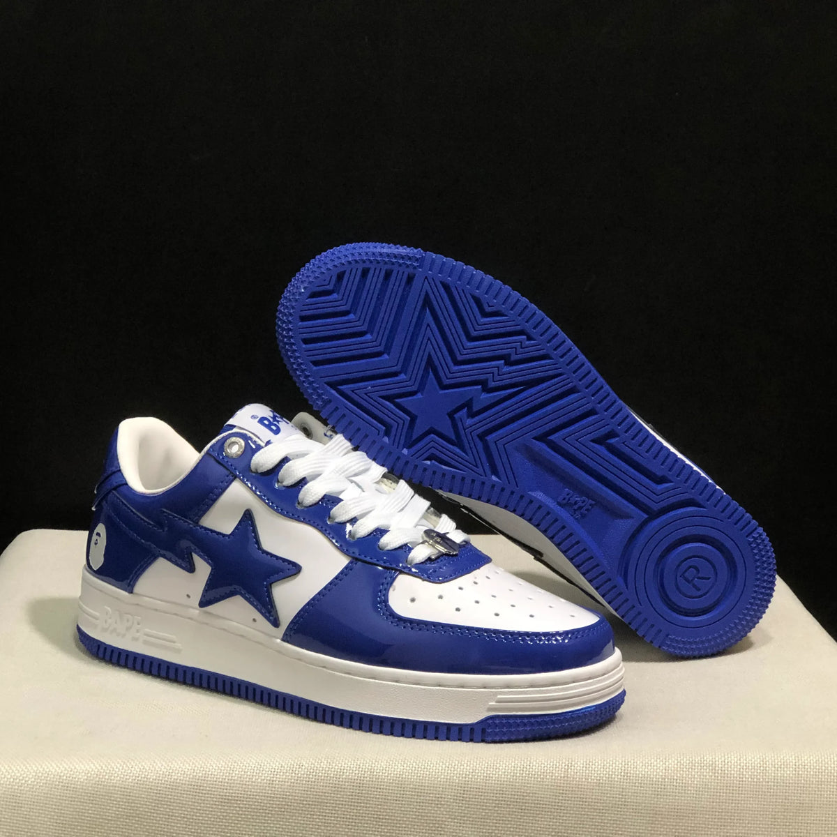 A Bathing Ape Bape Sta #5 Blue Shoes Sneakers - nk0005518 image 6