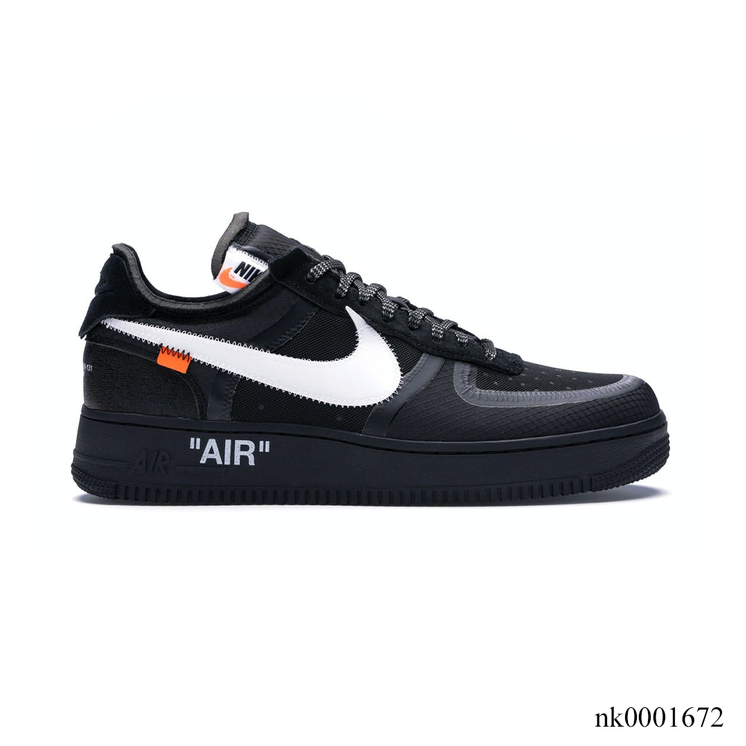 AF 1 Low ow Black White Shoes Sneakers – nk0001672