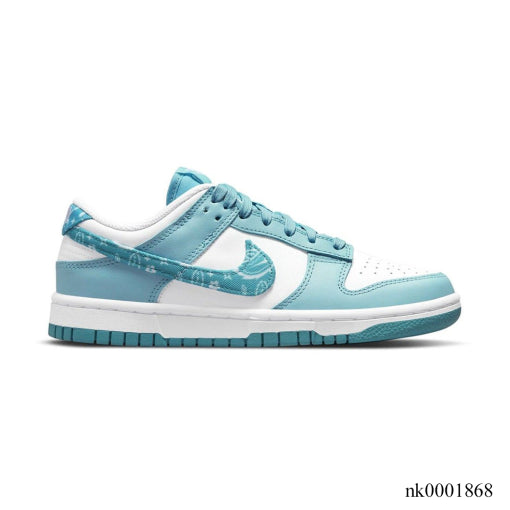 Nike Dunk Low Essential Blue Paisley Shoes Sneakers – nk0001868