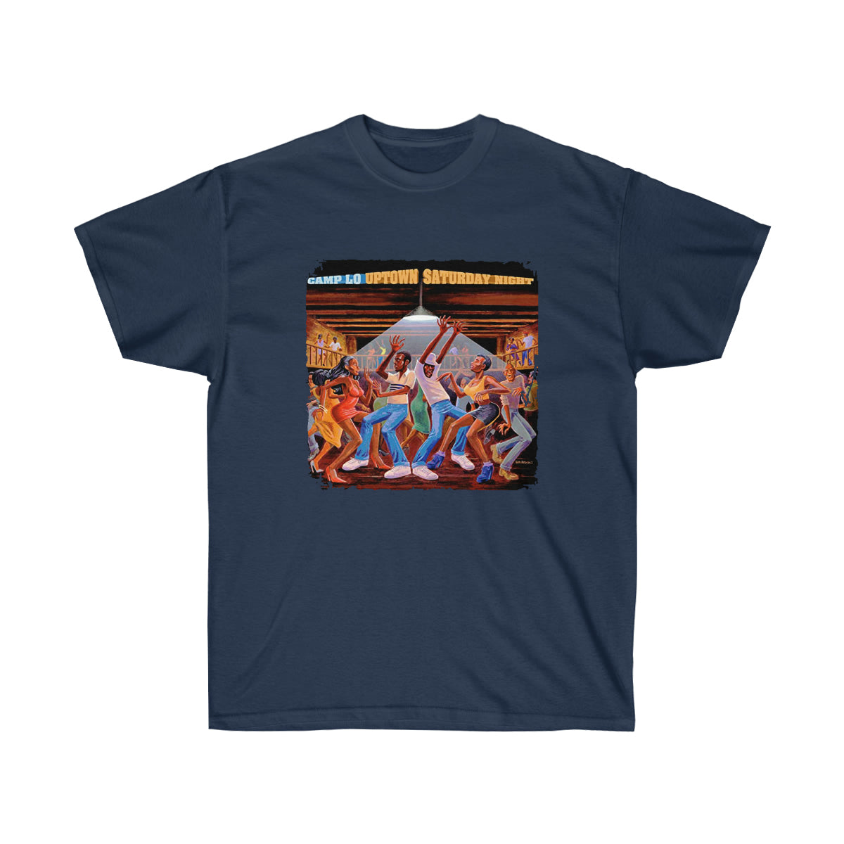 Rap CLO Uptown Saturday Night Men T-Shirt - Navy, 3XL image