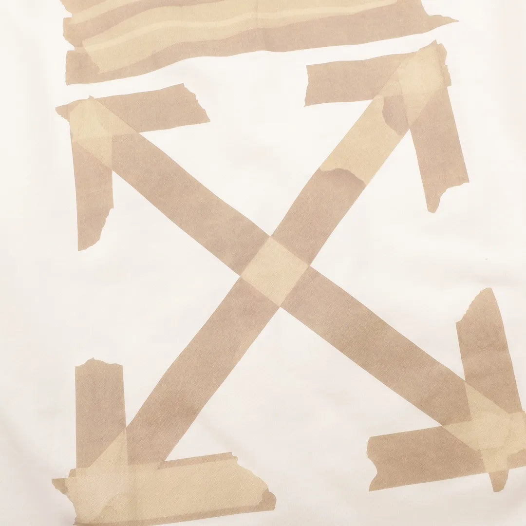 OW Diagonal Tape Arrows Hoodie in White - 349 - owf0000349 image 4