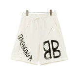 BLCG BB Graffiti Logo Shorts in White - 609 - blcg0000609 image 0