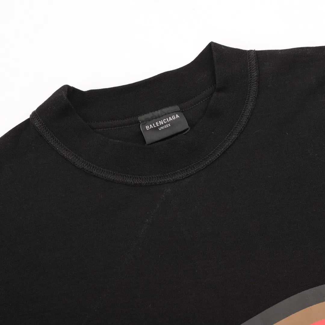 BLCG Pride Rainbow Flag T-shirt in Black - 605 - blcg0000605 image 3