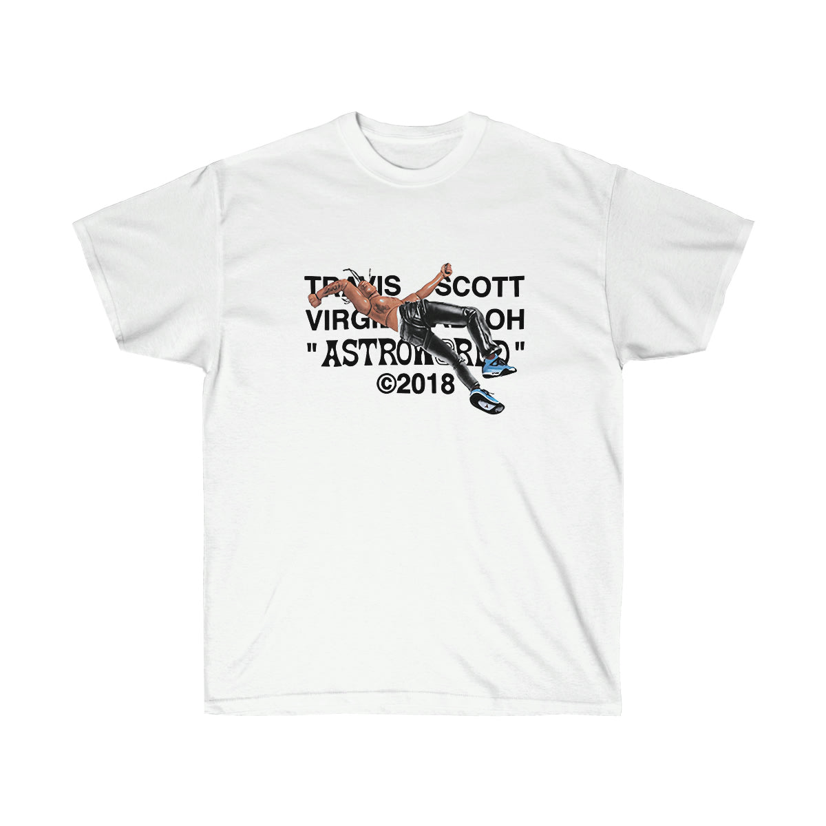 Travis Scott Virgil Abloh Astroworld Men T-Shirt image 0