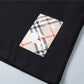 BUR Check Label T-Shirt in Black - 383 - bbr0000383 image 5
