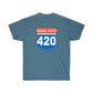 High Way 420 Men T-Shirt - Indigo Blue, M image