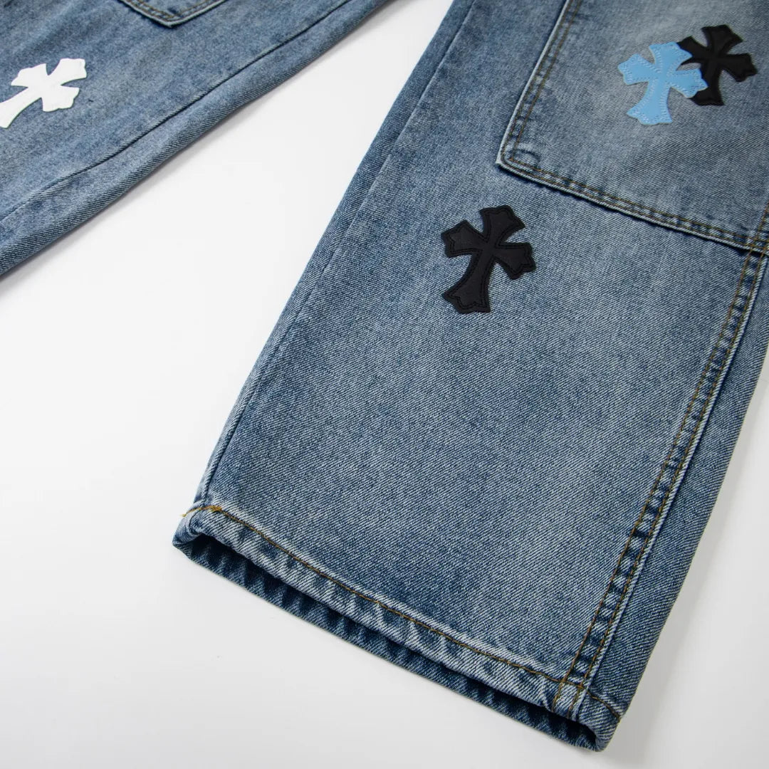 CH Cross Patch Jeans - CH0119 image 12