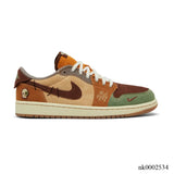 Zion Williamson x AJ 1 Low OG Voodoo Shoes Sneakers – nk0002534