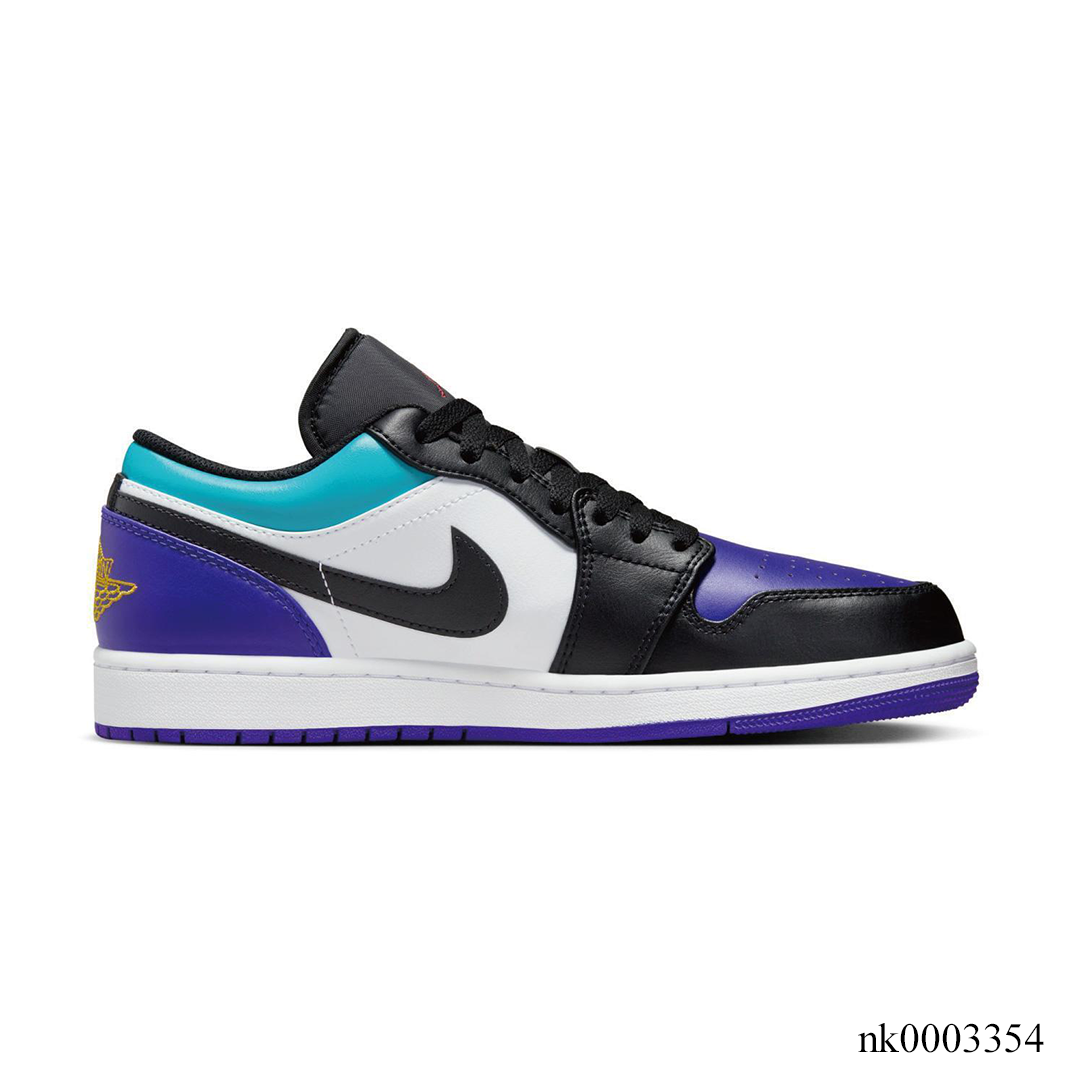 AJ 1 Low Court Purple Tropical Twist Shoes Sneakers – nk0003354