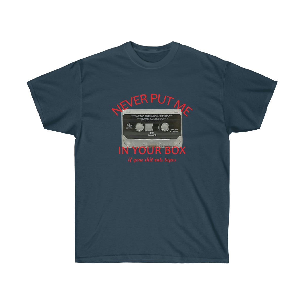 Rap Nas Never Put Me In Your Box Men T-Shirt image 4
