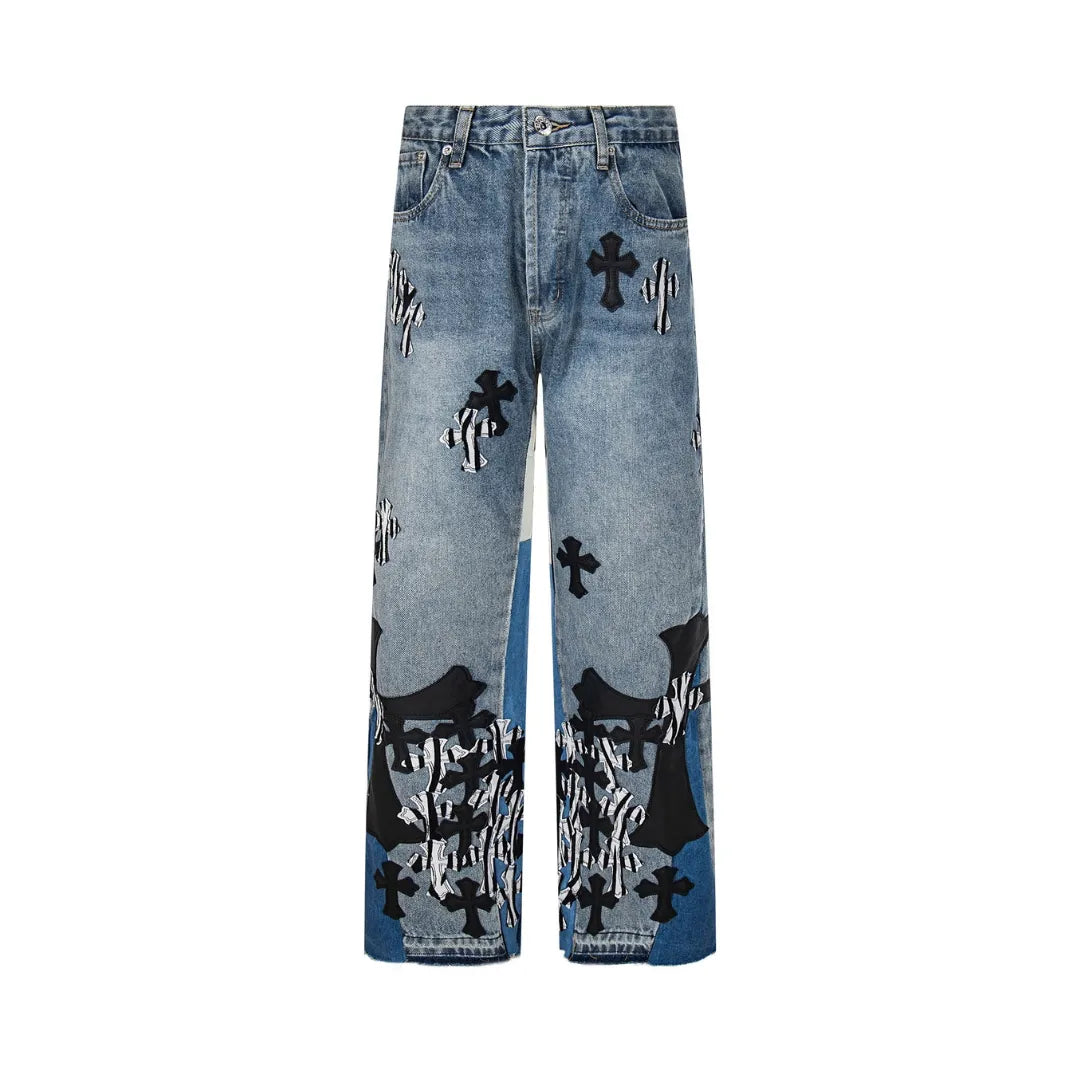 CH Cross Patch Jeans - CH0127 image 0