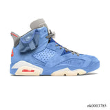 AJ 6 x Travis Scott Houston Oilers Light Blue Shoes Sneakers – nk0003785