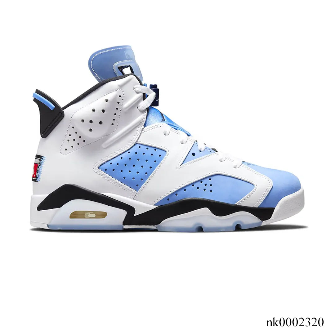 AJ 6 Retro UNC White Shoes Sneakers – nk0002320
