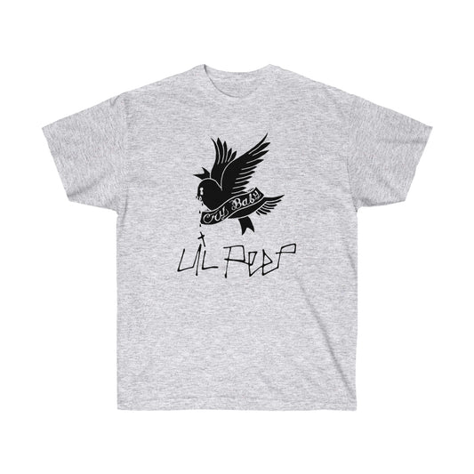 Crybaby Bird Black Men T-Shirt image 2