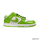 SB Dunk Low White Green x Supreme Shoes Sneakers – nk0001444
