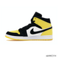 AJ 1 Mid Yellow Toe Black Shoes Sneakers – nk0002554