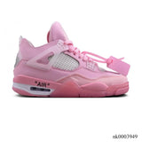 OW X AJ 4 Pink Shoes Sneakers – nk0003949