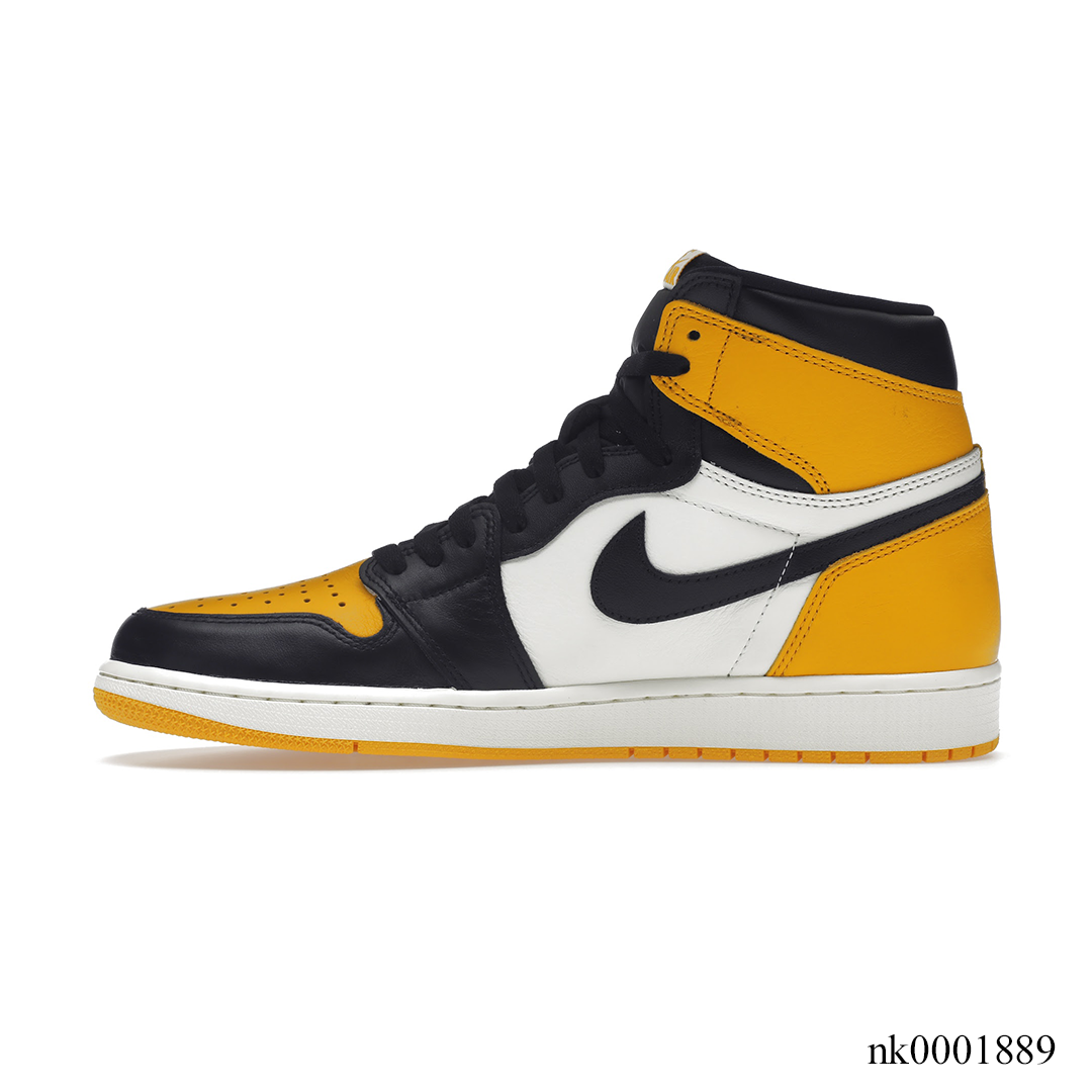 AJ 1 Taxi Yellow Toe Shoes Sneakers – nk0001889