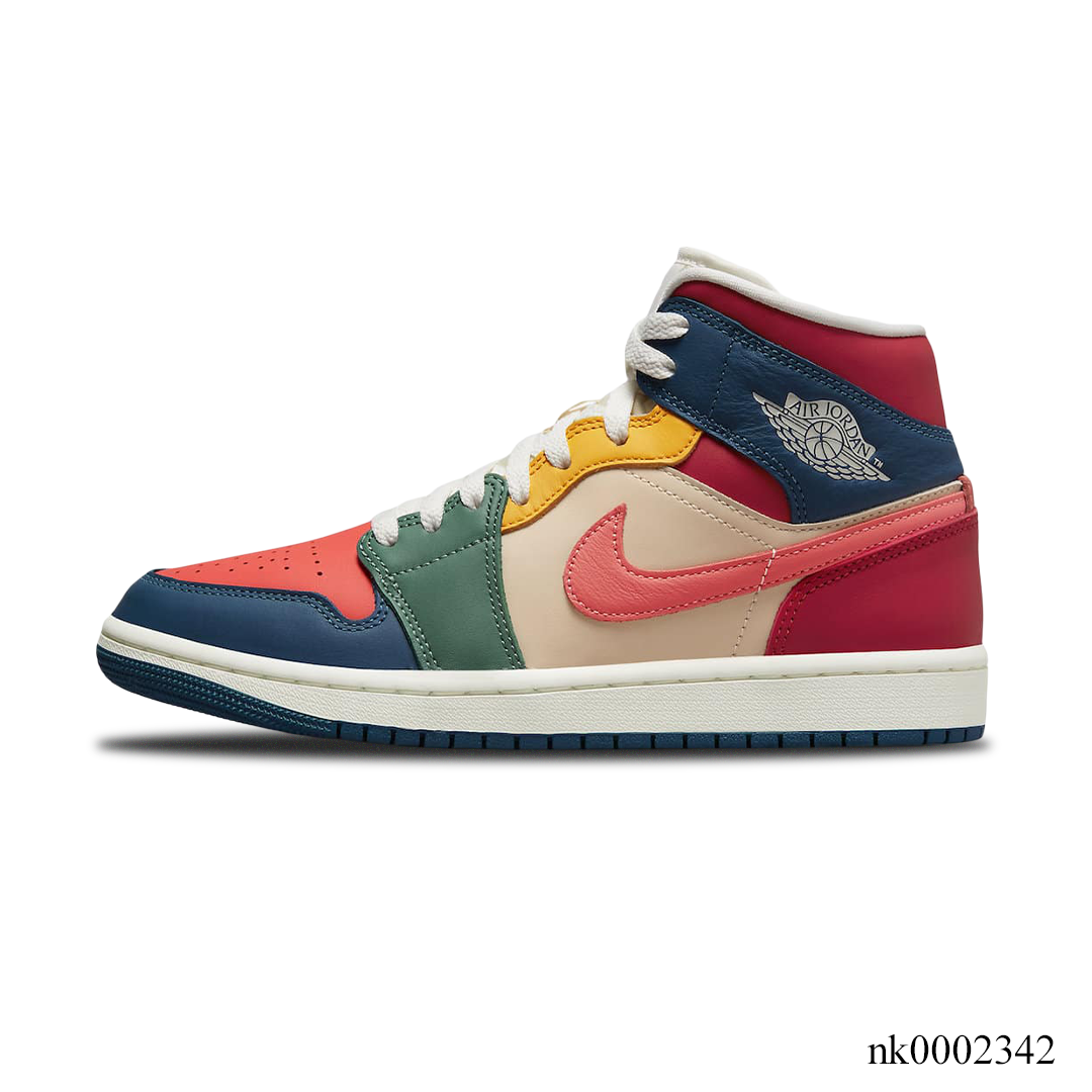 AJ 1 Mid SE Multi Color Shoes Sneakers – nk0002342