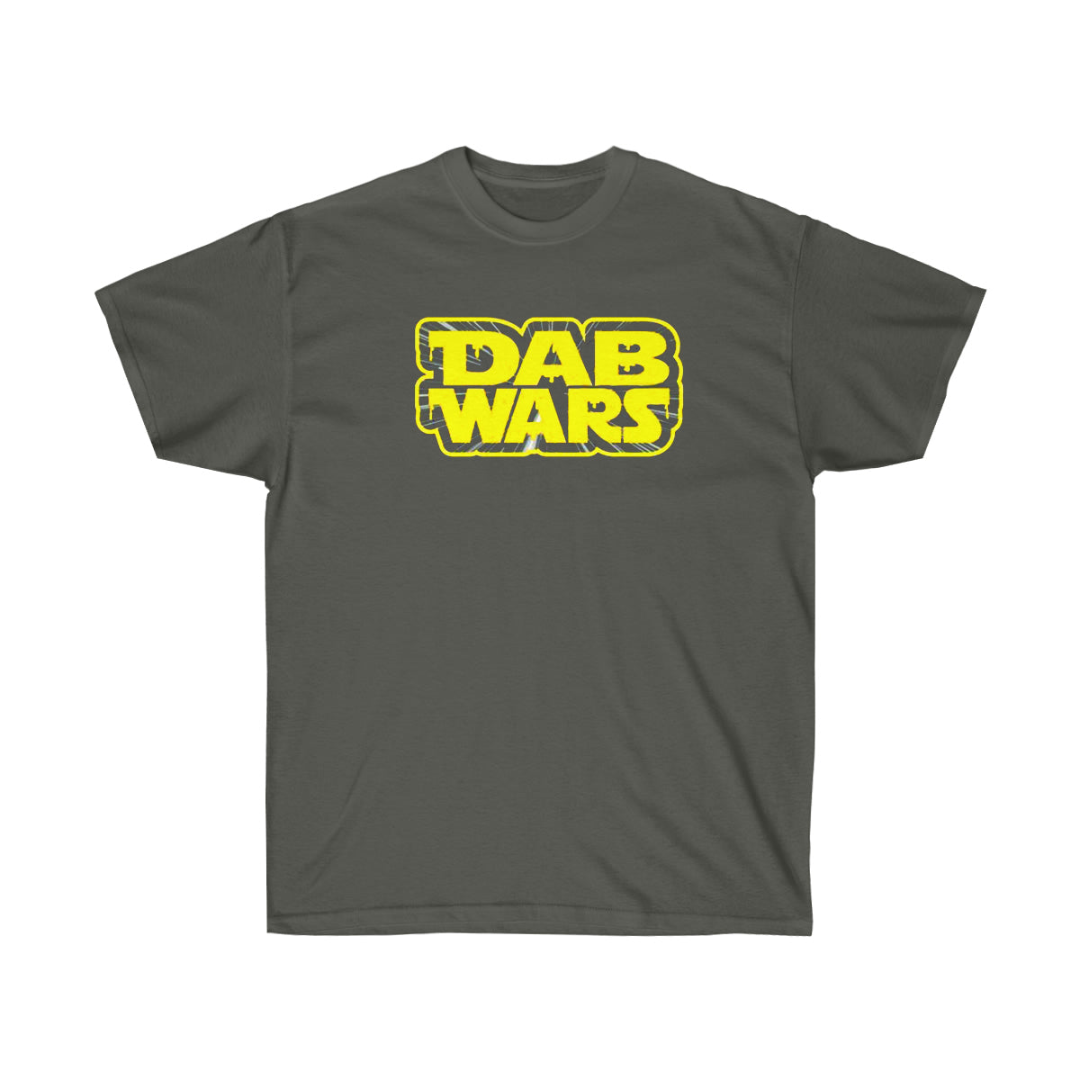 Dab Wars Basic Men T-Shirt - Charcoal, 3XL image