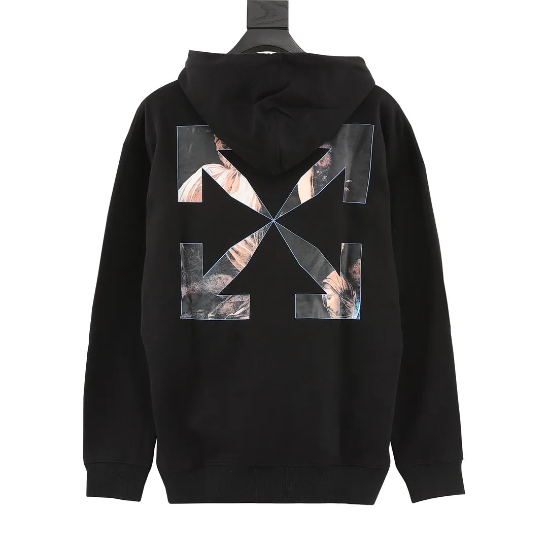 OW Caravaggio Arrows Hoodie in Black - 342 - owf0000342 image 6