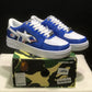 Bapesta Low M1 'Shark Face - Blue' Shoes Sneakers - nk0005526 image 9