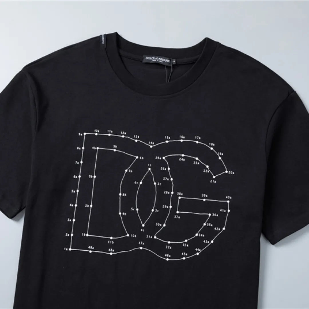 D&G Logo DG Print T-shirt in Black - 108 - dng0000108 image 4