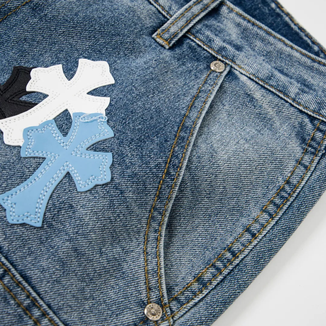 CH Cross Patch Jeans - CH0119 image 4