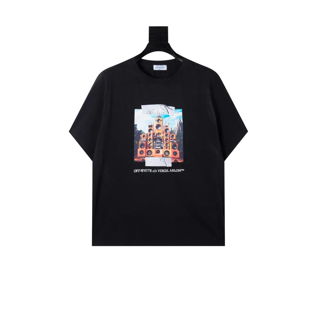 OW Logo Print T-Shirt - OW0030 image