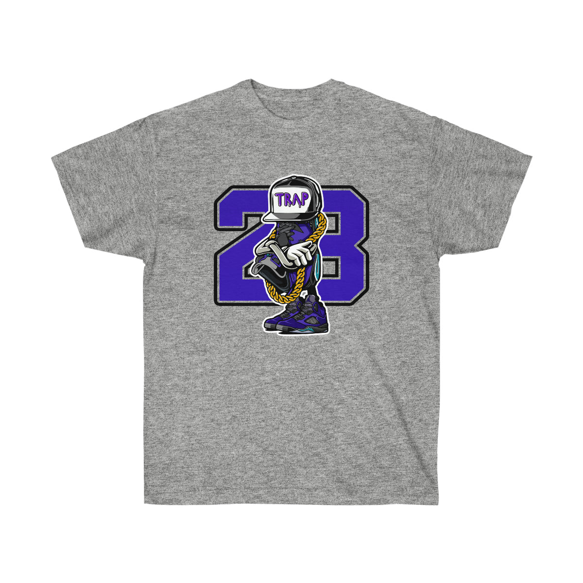 Trap Life JD 23 Men T-Shirt - Sport Grey, 3XL image