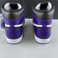 AJ 1 Retro High Court Purple White Shoes Sneakers – nk0000683