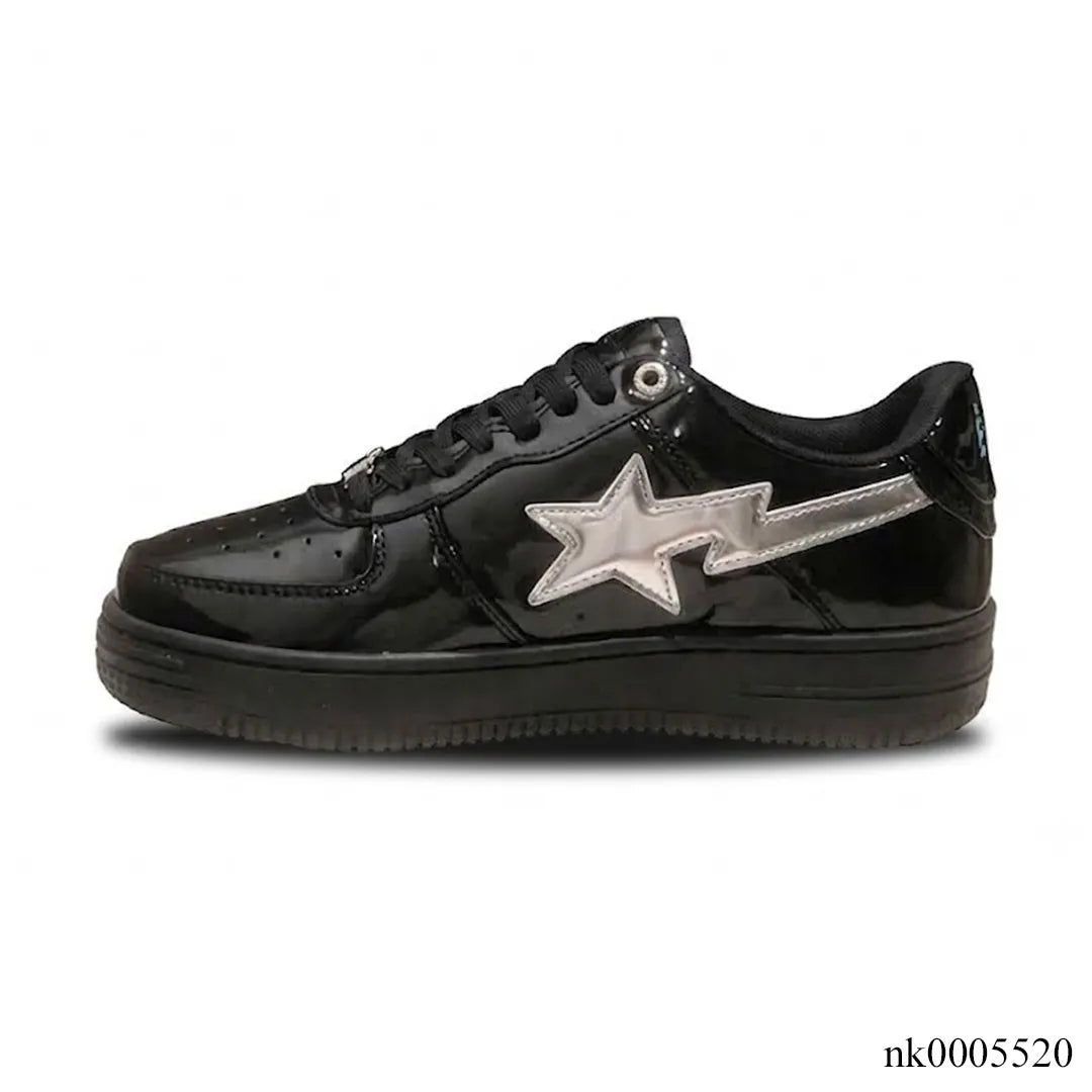 A Bathing Ape Bape Sta #2 Black White Shoes Sneakers - nk0005520 image 1