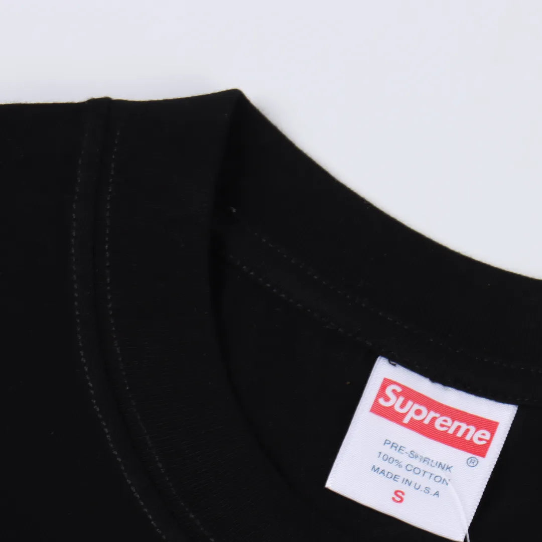SUP Cross Box Logo T-Shirt in Black - 512 - spm0000512 image 2