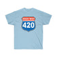 High Way 420 Men T-Shirt - Light Blue, 3XL image