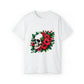 Flower Skull T-Shirt - White, S image