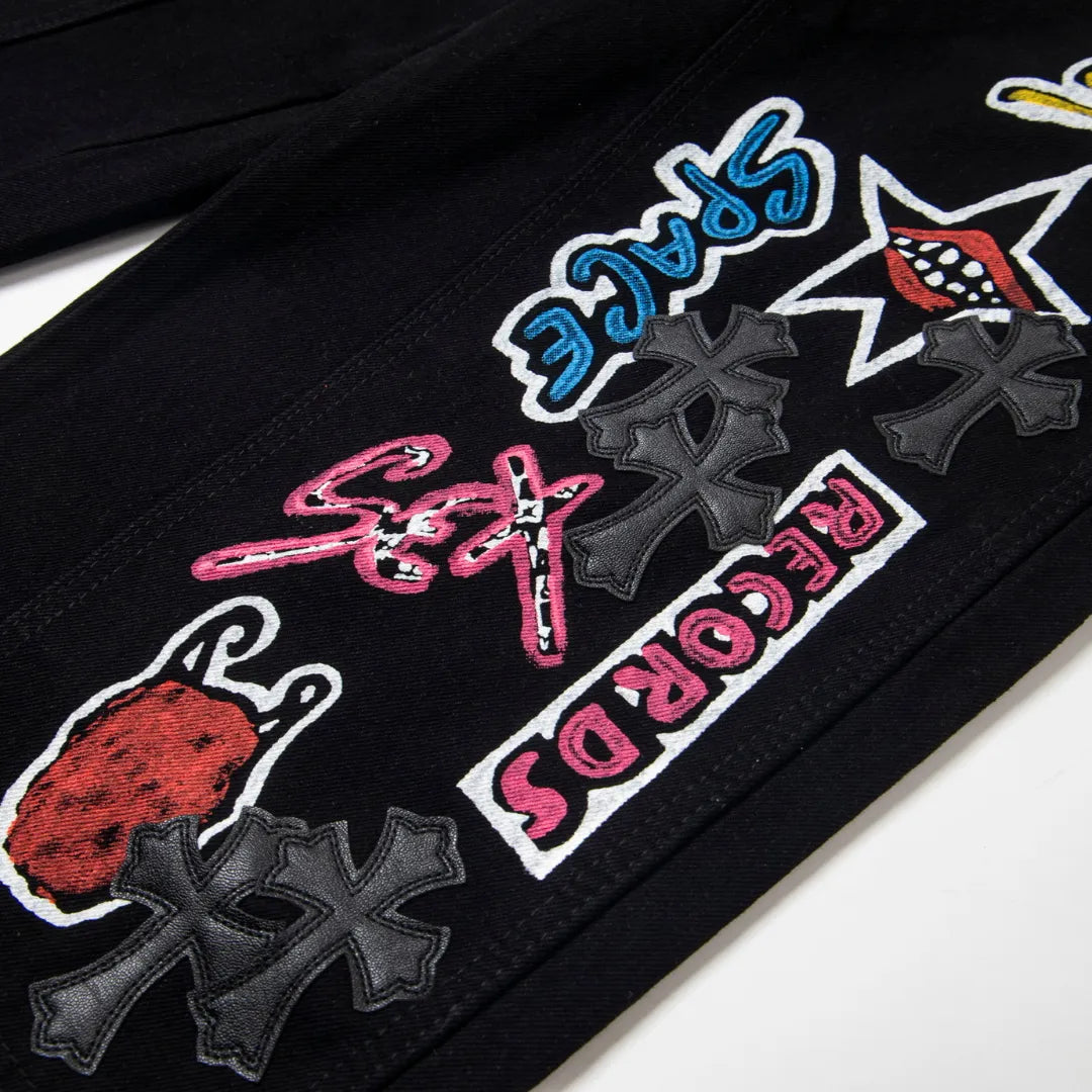 CH Cross Patch Jeans - CH0115 image 7