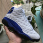 AJ 13 Retro White Hyper Royal Black Shoes Sneakers – nk0000665