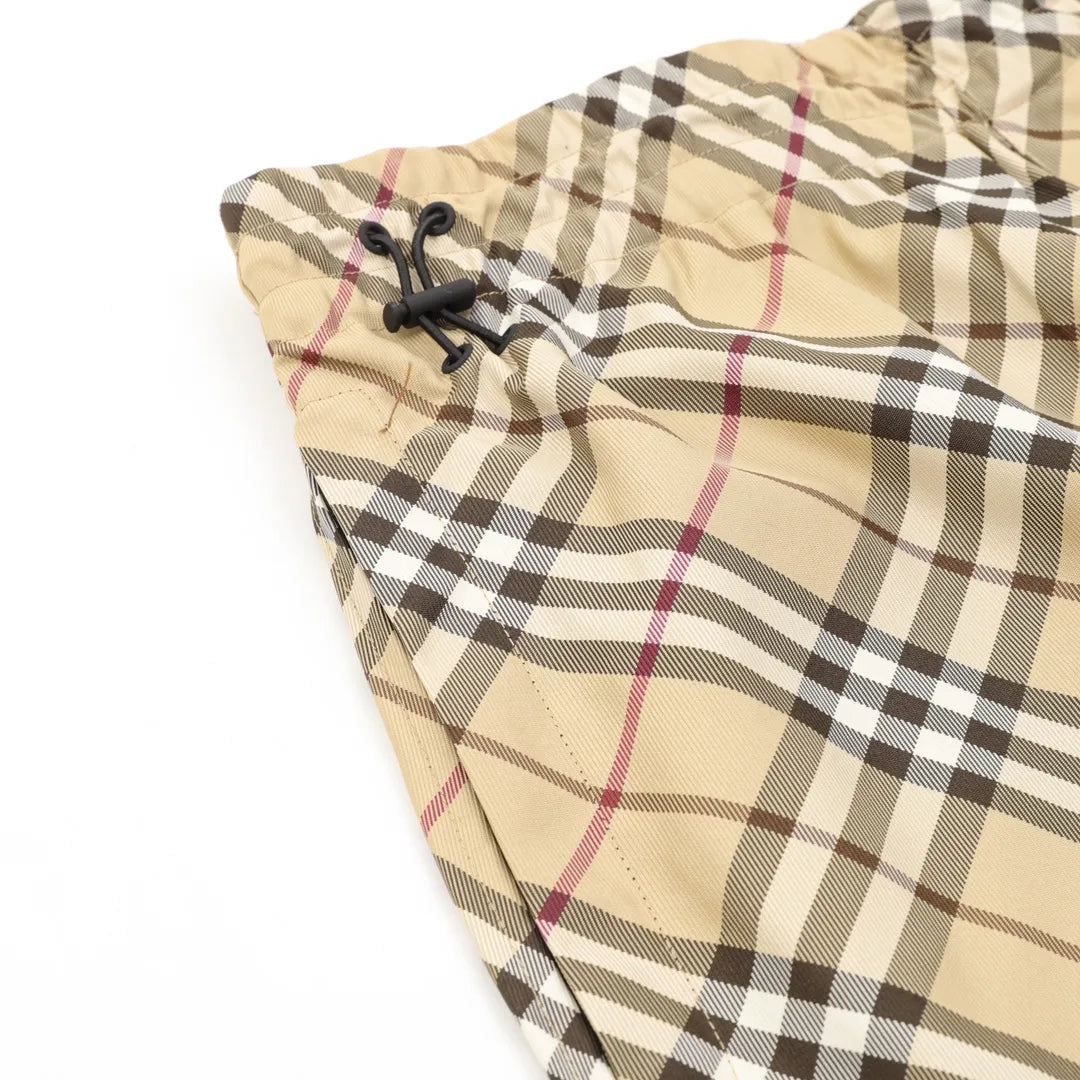 BUR Archive Check Knight Motif Shorts in Yellow - 378 - bbr0000378 image 7