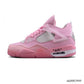 OW X AJ 4 Pink Shoes Sneakers – nk0003949
