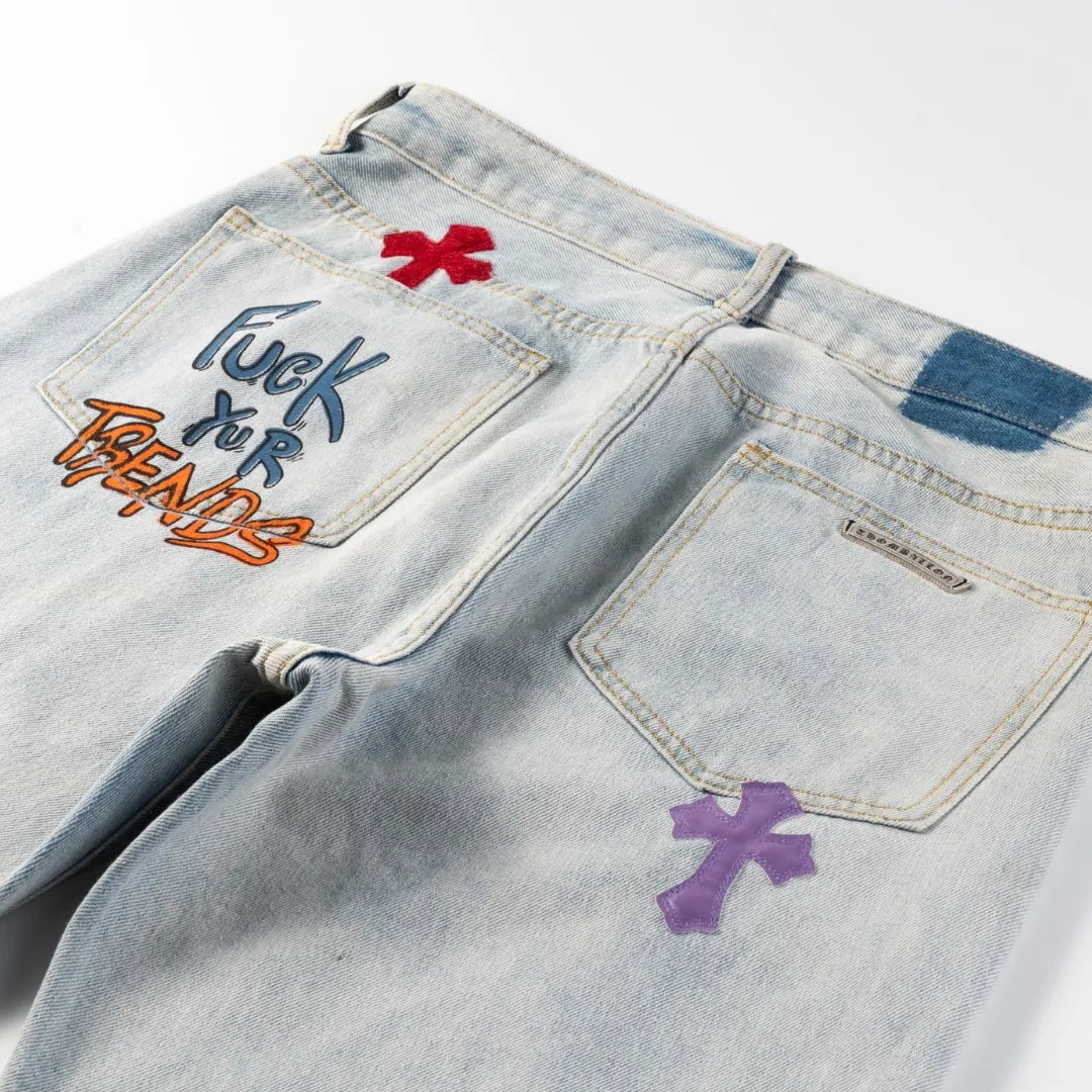 CH Cross Patch Jeans - CH0114 image 8