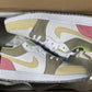 AJ 1 Low Pastel Grind Vivid Green Shoes Sneakers – nk0001987
