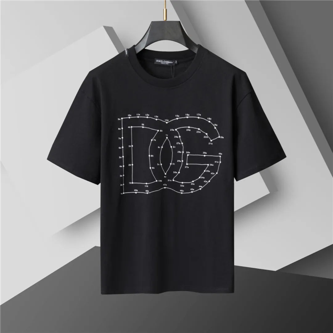 D&G Logo DG Print T-shirt in Black - 108 - dng0000108 image 1