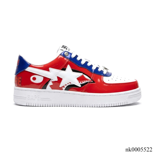 A Bathing Ape Bape Sta Low Patent Black Shoes Sneakers - nk0005522 image 0