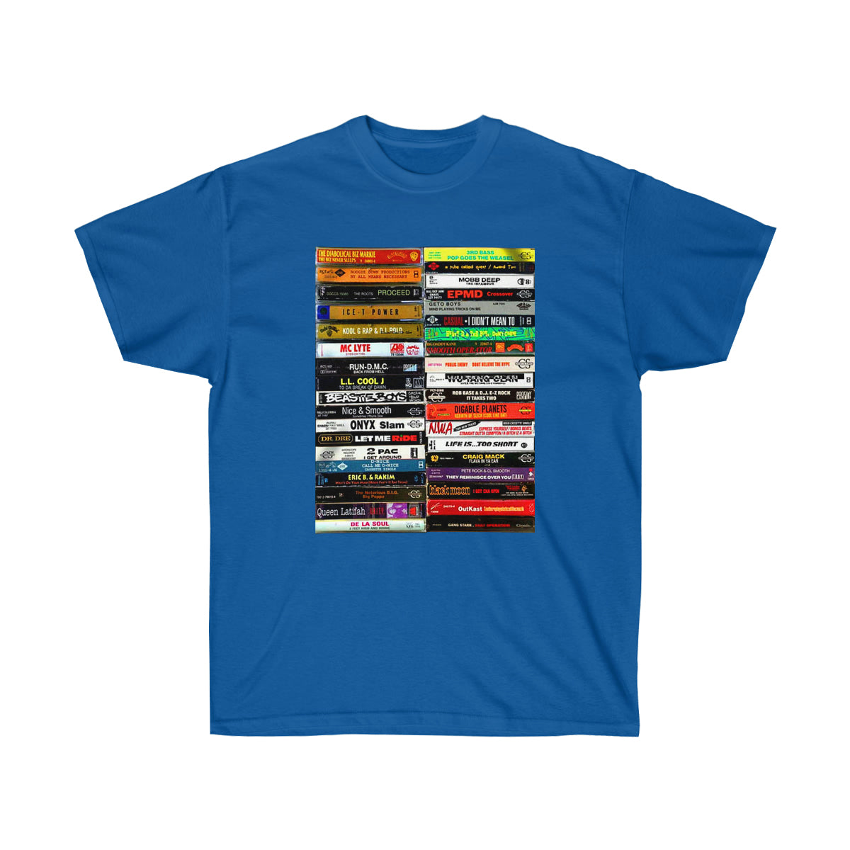 Rap Tapes Black Men T-Shirt - Royal, 3XL image