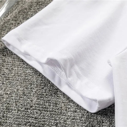 AM Logo-print Cotton T-shirt in White - 278 - ami0000278 image 4