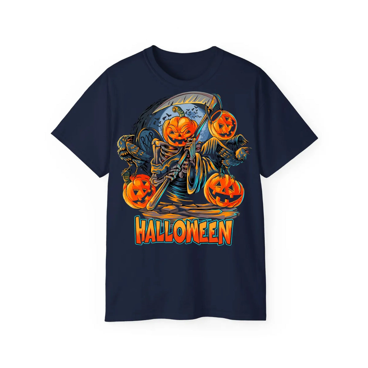 Angel of Death Halloween Pumpkin T-Shirt – POD0015 image