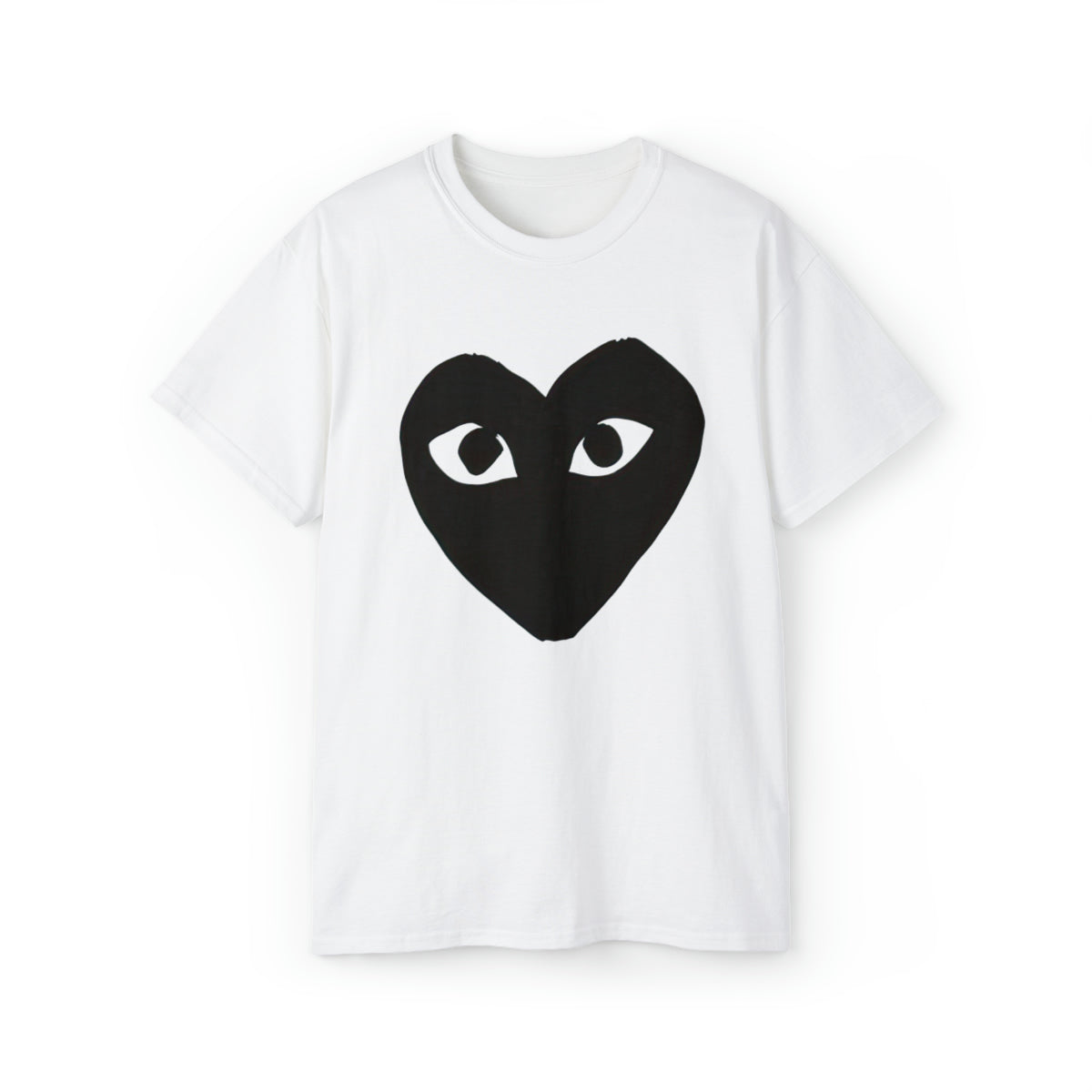 Comme des Garcons Play Black Heart T-Shirt - White, 2XL image